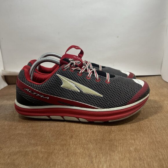 Altra Torin 1.5 Men Size 9 Running Shoes Gray Red Lace Up Sneakers